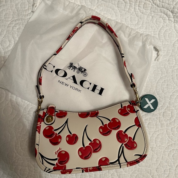 Coach Handbags - Coach Swinger 20 Purse in Cherry Print